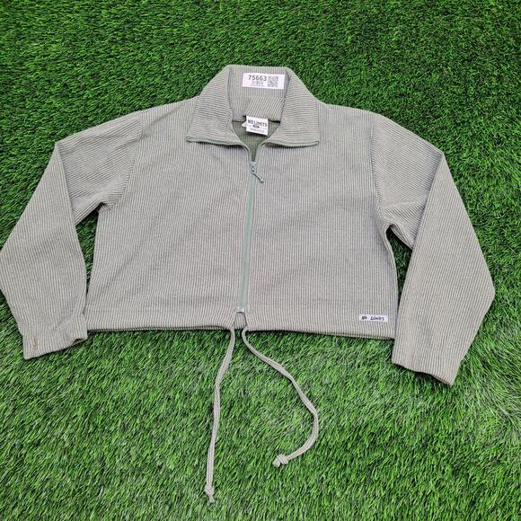 Vintage No-Limits Crop Ribbed Jacket Womens Small 20x16 USA - Picture 1 of 13